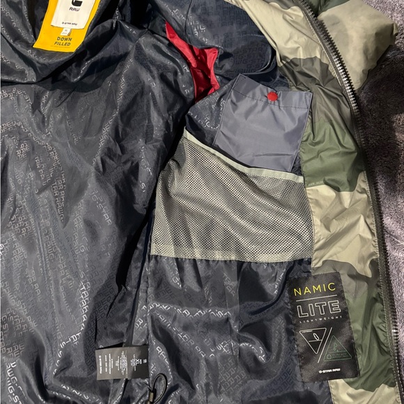 G-Star Raw Whistler Camo Down (80% Duck Down) Puffer Jacket Men’s Large - Picture 4 of 6